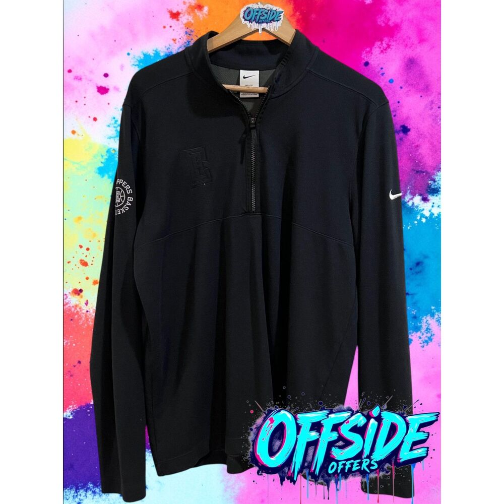 Nike Los Angeles Clippers Pullover Sweater Black Large